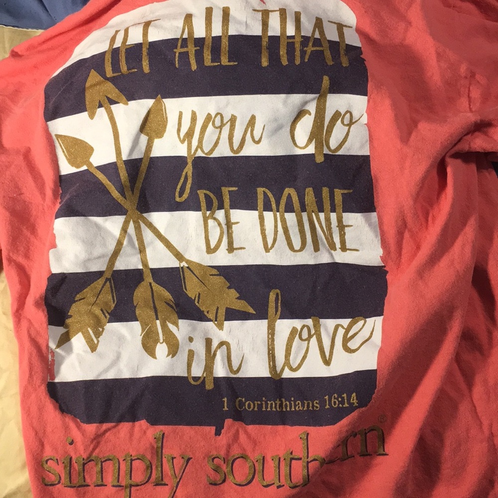 Worn once simply southern long t-shirt
